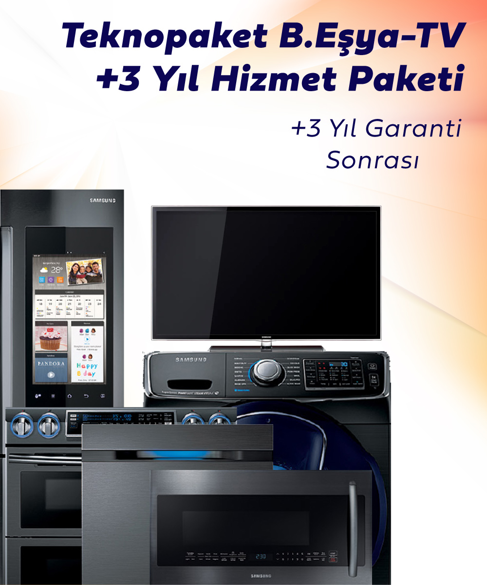 Teknopaket Beyaz Eşya & Hizmet Paketi (350.000 - 400.000TL)